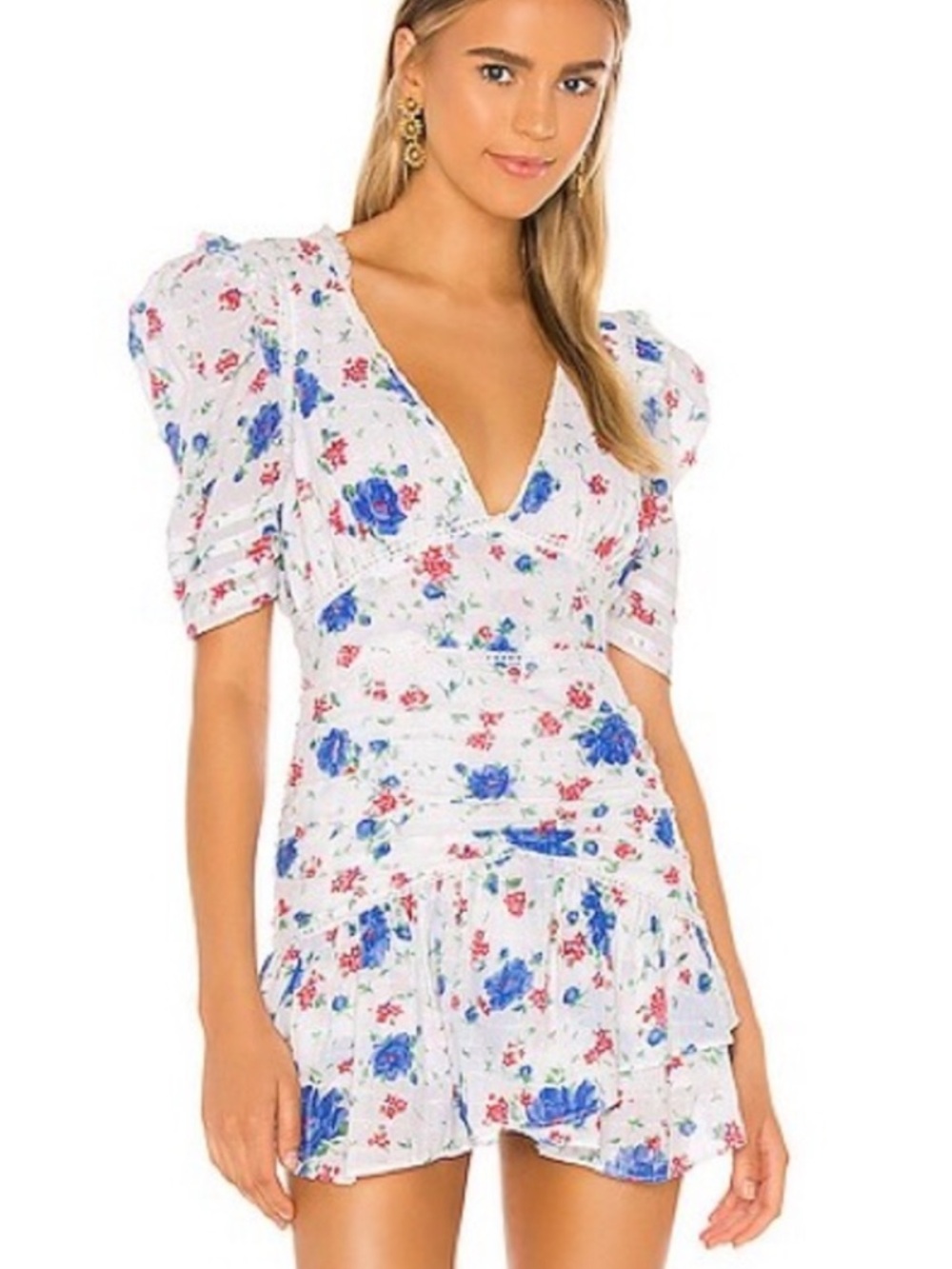LoveShackFancy Arlo floral dress